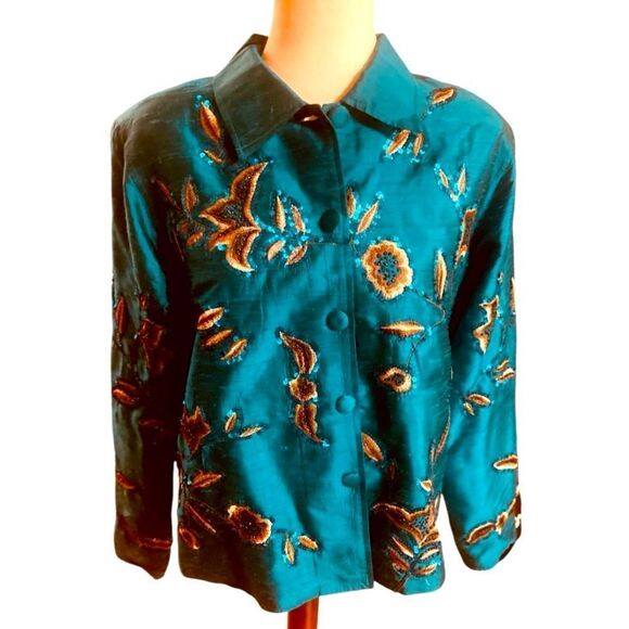 Chadwick’s Vintage Silk Jacket - Picture 1 of 7